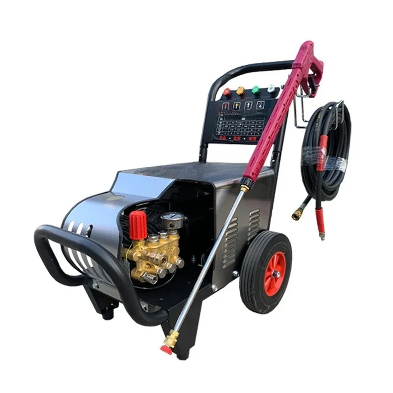 

Ultra high pressure cleaner High power black cat flushing water gun pump Farm 220v4kw commercial industrial car washing machine