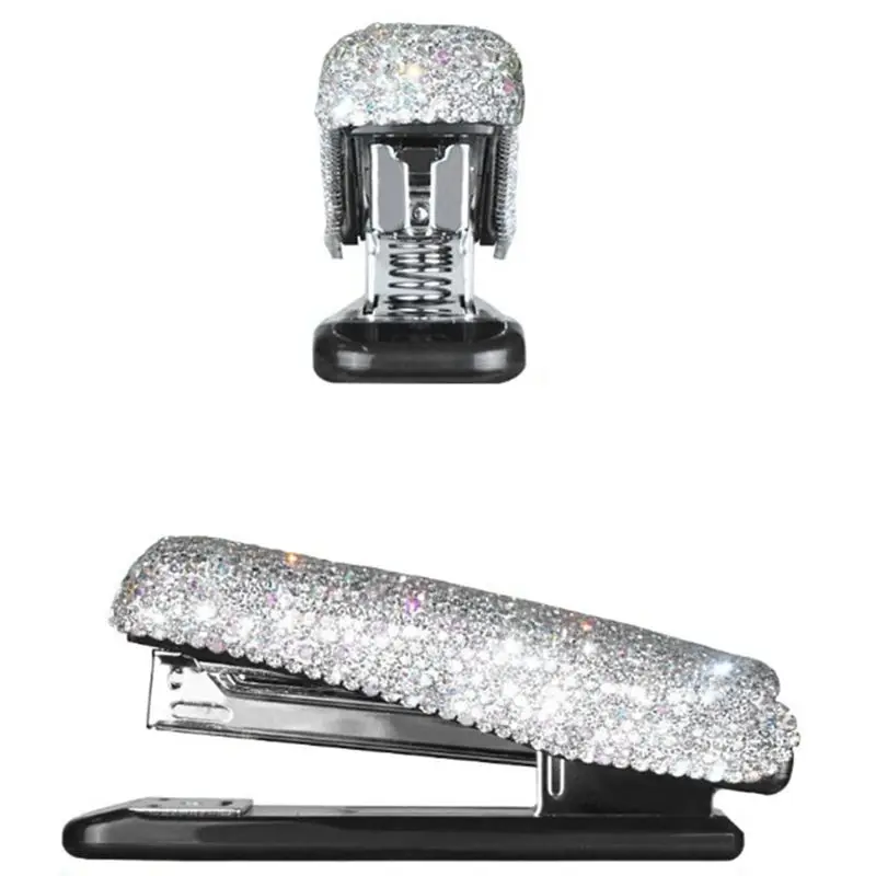 Diamond Crystal Handmade Bling Dazzling Stapler For Office, School, Or Home