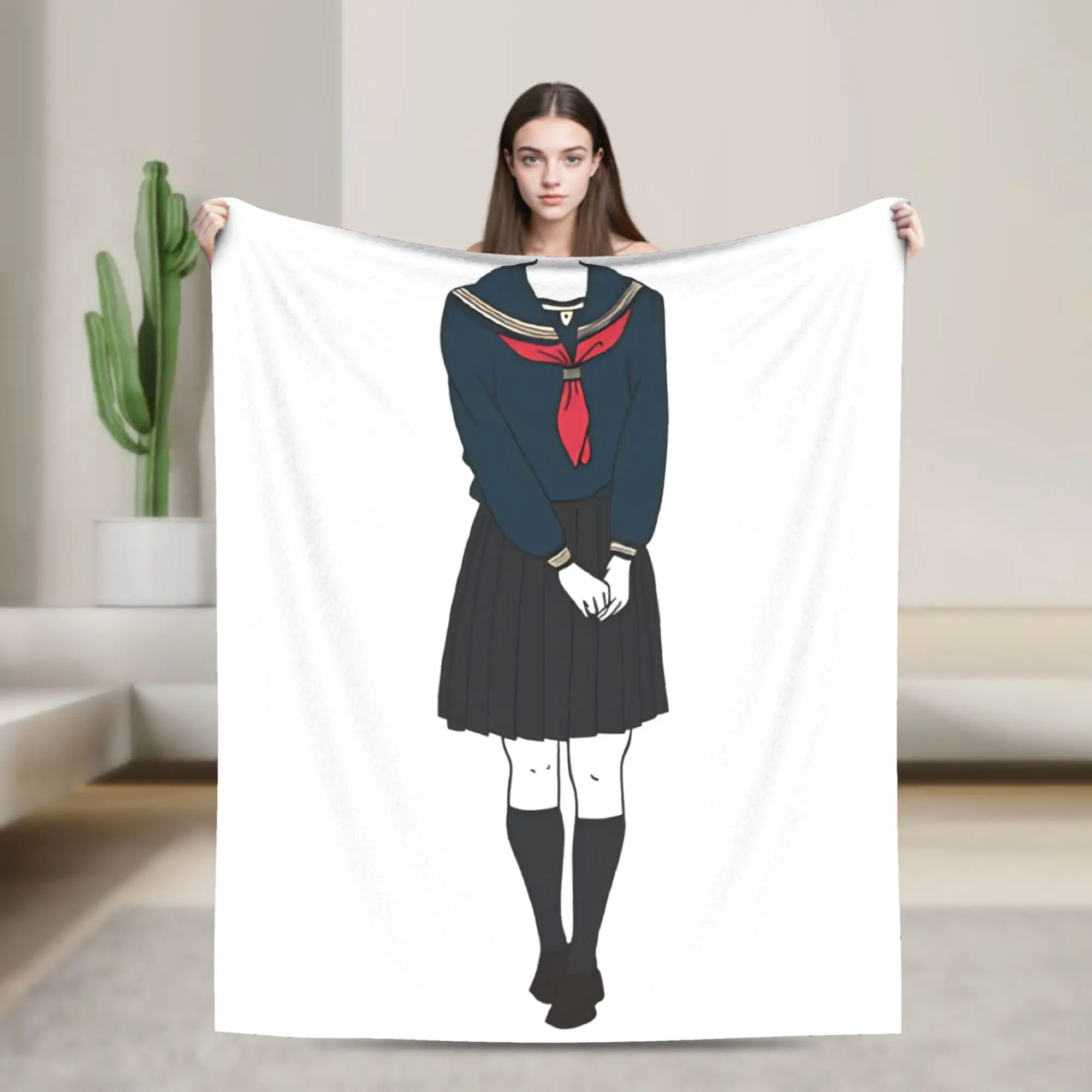 Hinako Silent Hill F Blankets Flannel Spring/Autumn  Breathable Ultra-Soft Throw Blanket for Sofa Travel Plush Thin Quilt