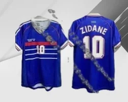 

Trendy Vintage Classic #10 ZIDANE Soccer Sports Casual Home and Away Kit Football Jersey for Adult Breathable Quick-Drying