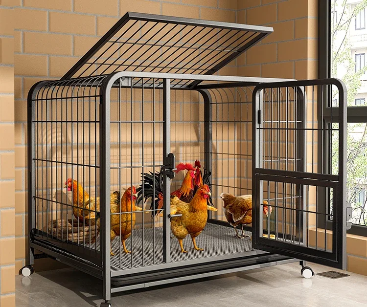 

Automatic cleaning of manure in household large breeding cages and chicken houses, iron wire mesh balcony, outdoor poultry cages