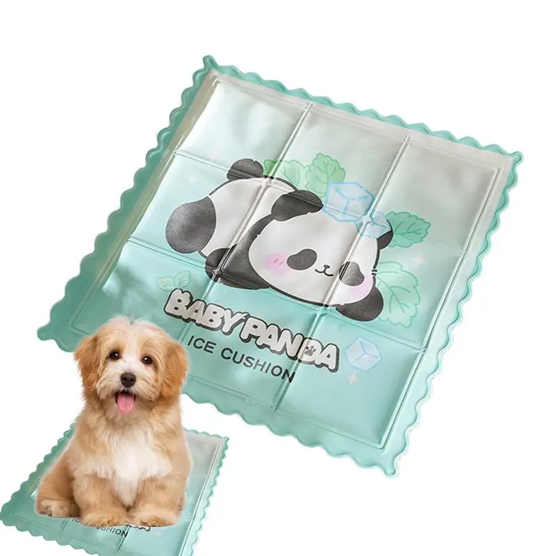 Żelowy wkład chłodzący kreskówka nakładka chłodząca dla zwierząt domowych składany mata dla psa chłodzący żel wielofunkcyjny łóżko dla psa chłodzący podkładki chłodzące dla zwierząt domowych dzieci