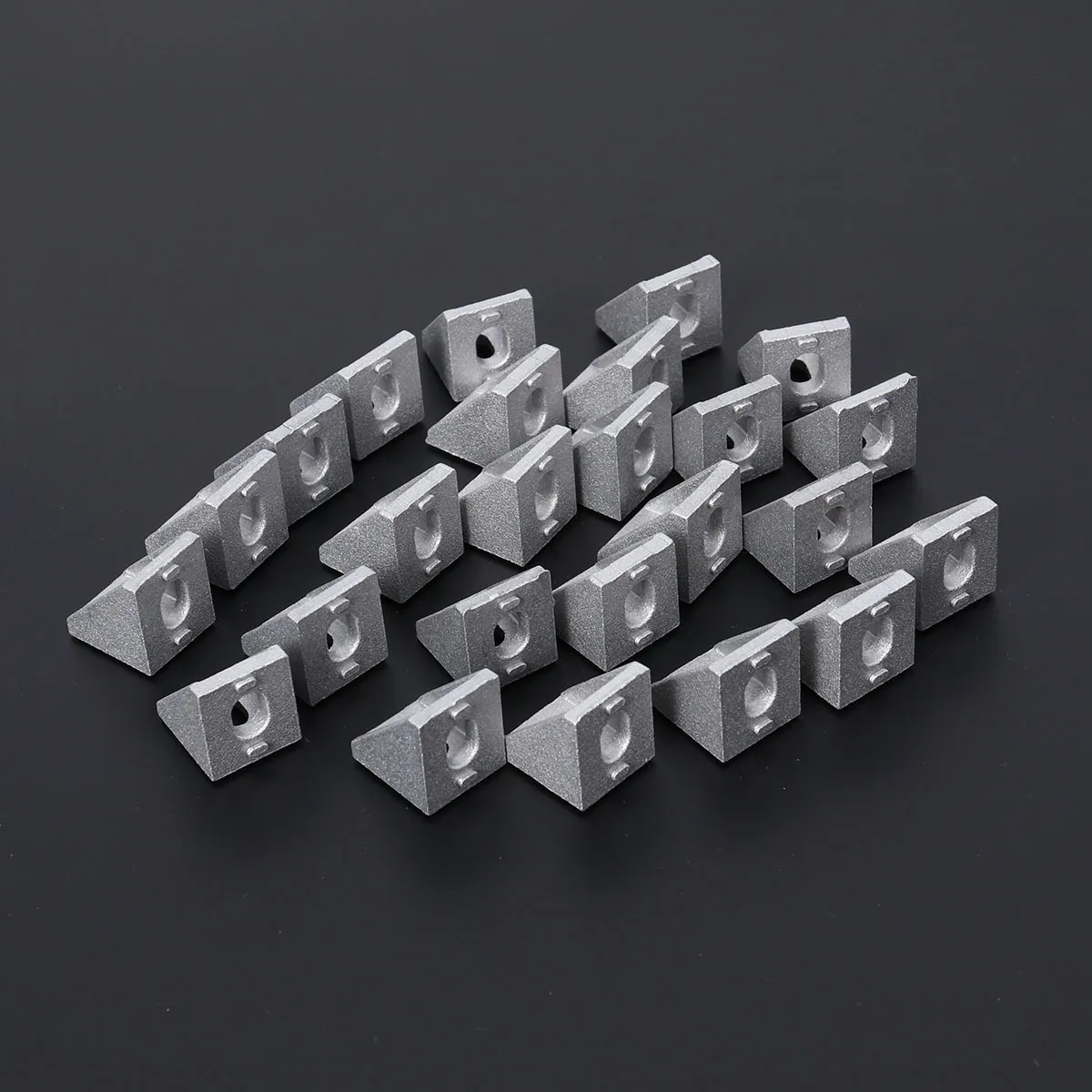 

10pcs 2020 Aluminum Corner Bracket 2X2X2Cm 90 Degree Rigid Connector For 20Mm Extrusion 3D Printer Cnc Robotics Heavy Duty Metal
