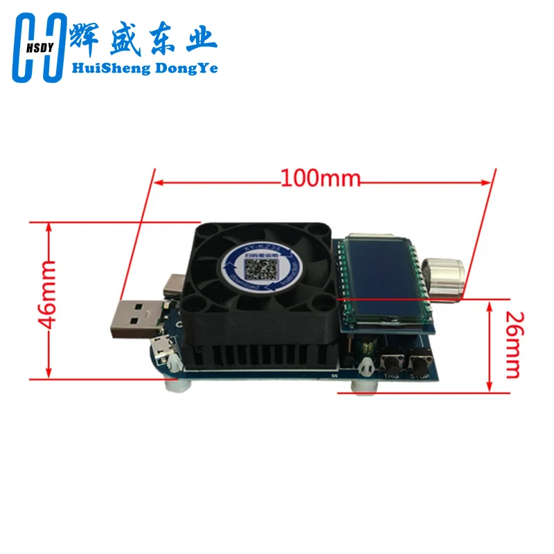 Imagem -02 - Usb Bateria Eletrônica Tensão Capacidade Tester Corrente Constante Ajustável Resistor de Envelhecimento Qc2.0 Qc3.0 25w 35w