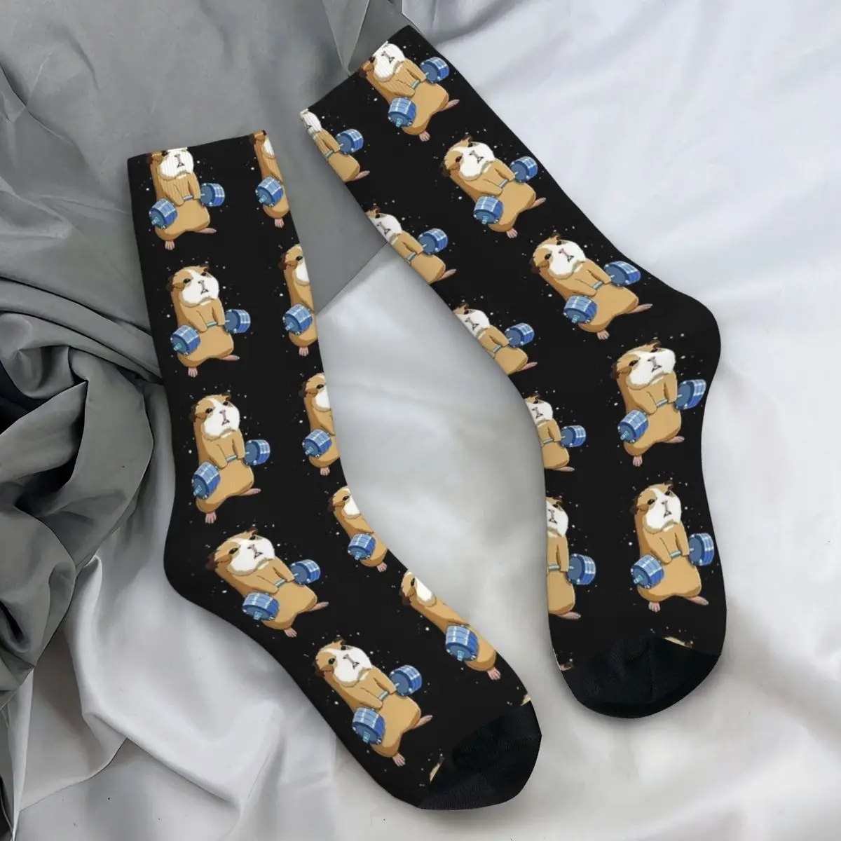 Cute Sloth Bodybuilding Weightlifting Stockings Animal Design Socks Winter Non Skid Socks Unisex Men Outdoor High Quality Socks