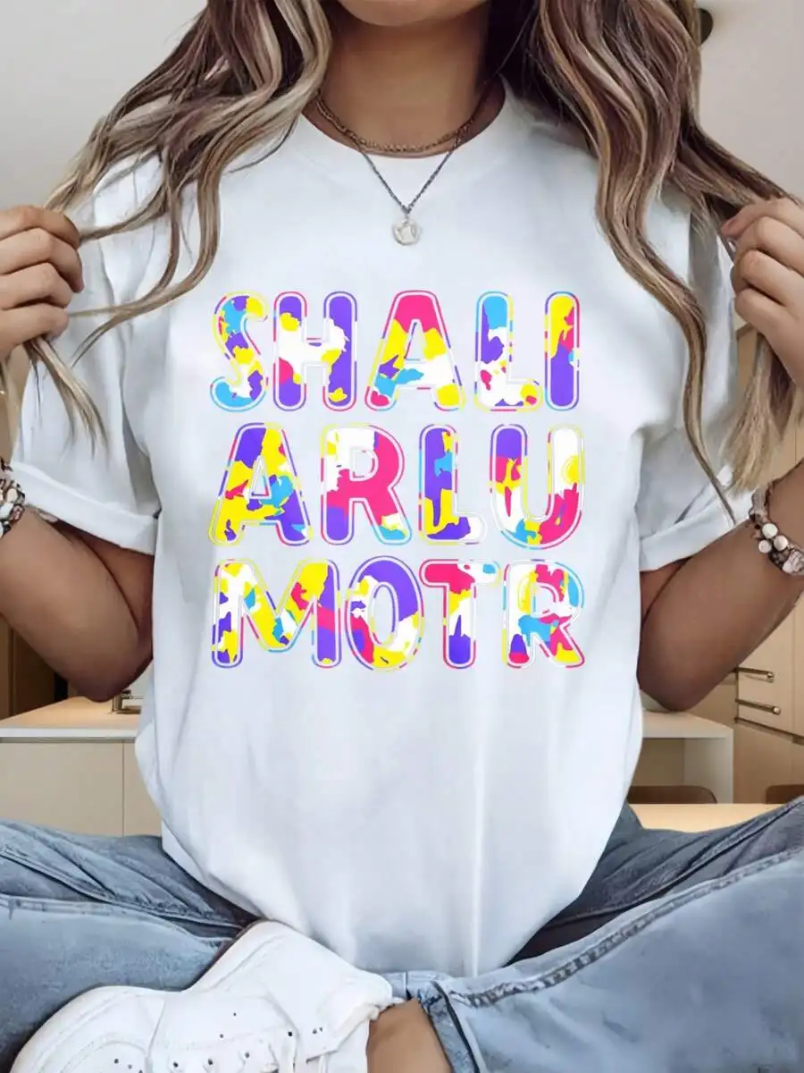

Colorful Tie Dye Print Unisex T Shirt Casual Streetwear Top For Women Men