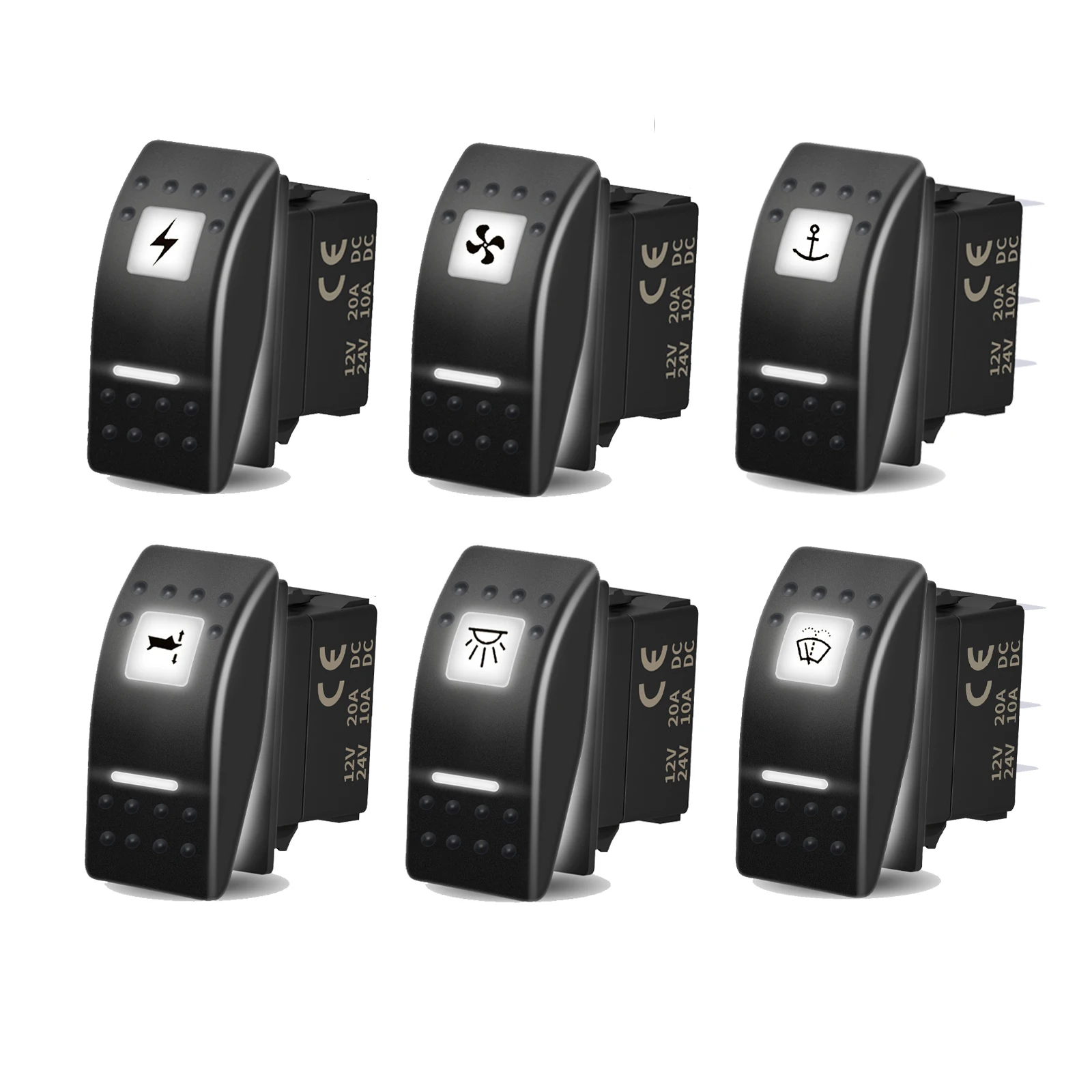 White Led Light Roc… - image