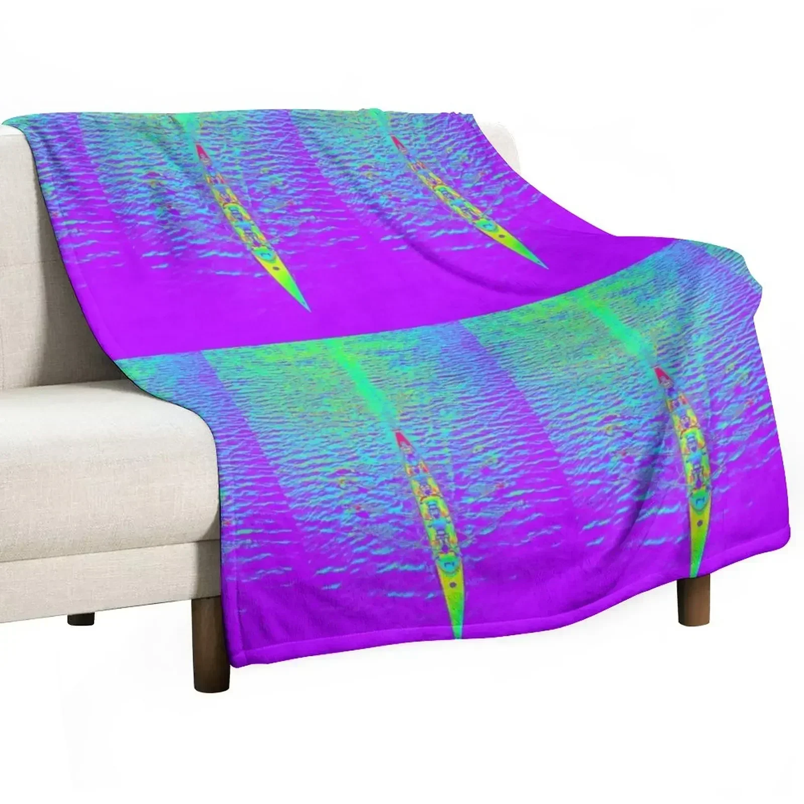 

Thermal Rowing Team Throw Blanket Summer Beddings Cute Blankets