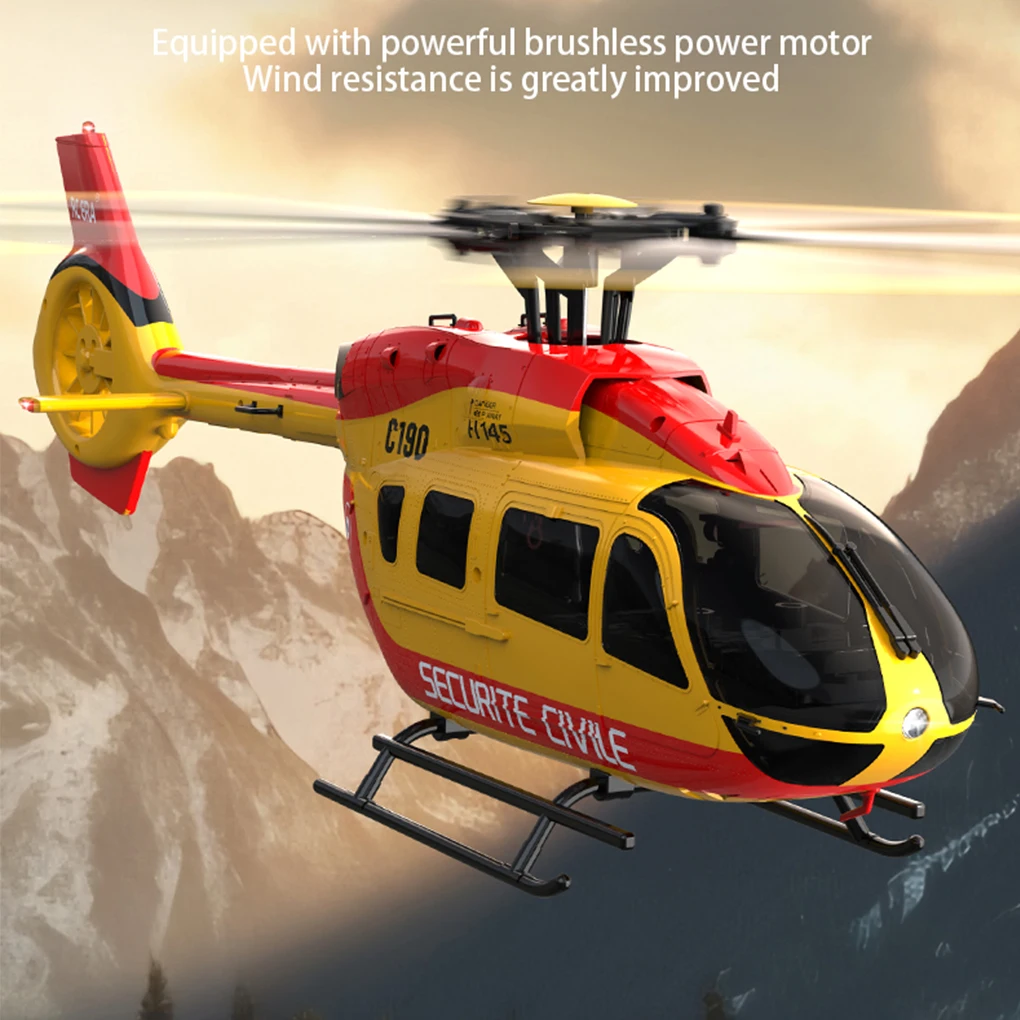 RC ERA C190 H145 Escala 2.4G Giroscopio de 6 ejes Localización de flujo óptico Mantenimiento de altitud Helicóptero RC Flybarless
