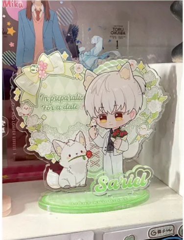 Japanese Anime Light and Night Sariel Osborn Evan Acrylic Stand Figure Model Plate Cosplay Collection Desktop Decor Gifts DT
