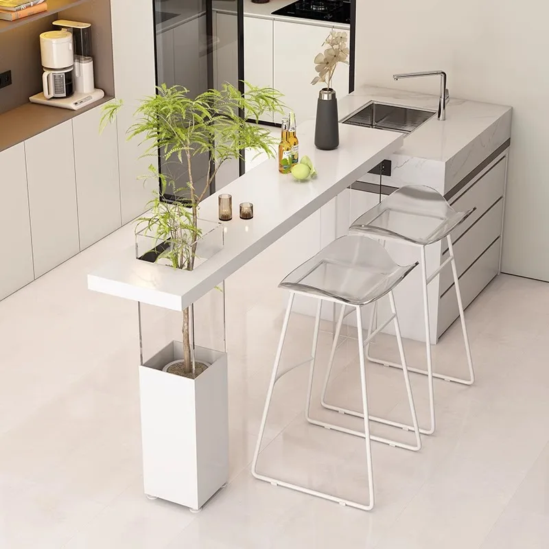 متجر المشروبات الحديثة طاولات بار فيلا فناء طاولات بار فاخرة غرفة المعيشة البساطة الأثاث المتقدم Esstische Lsbt