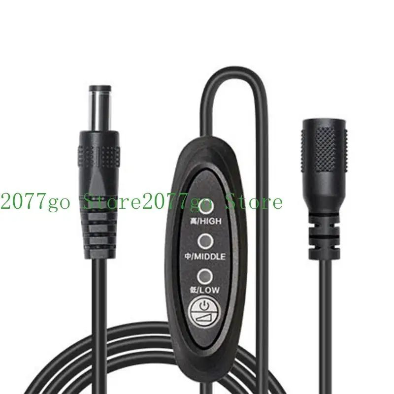 Y1UD DC5V Motor Speed ​​Controller Adjustable 3 Gear 5.5x2.1mm Motor Controller