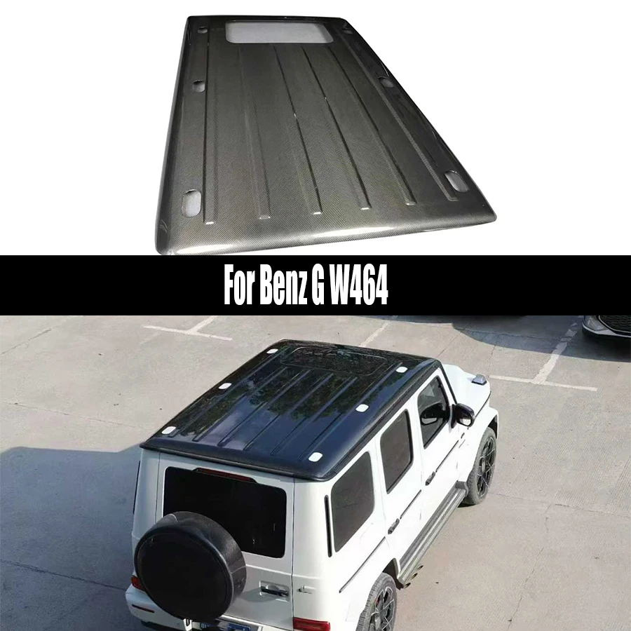 

For Mercedes Benz G Class W464 G63 G50 Dry Carbon fiber roof car top accessories modification forged carbon fiber roof top cover