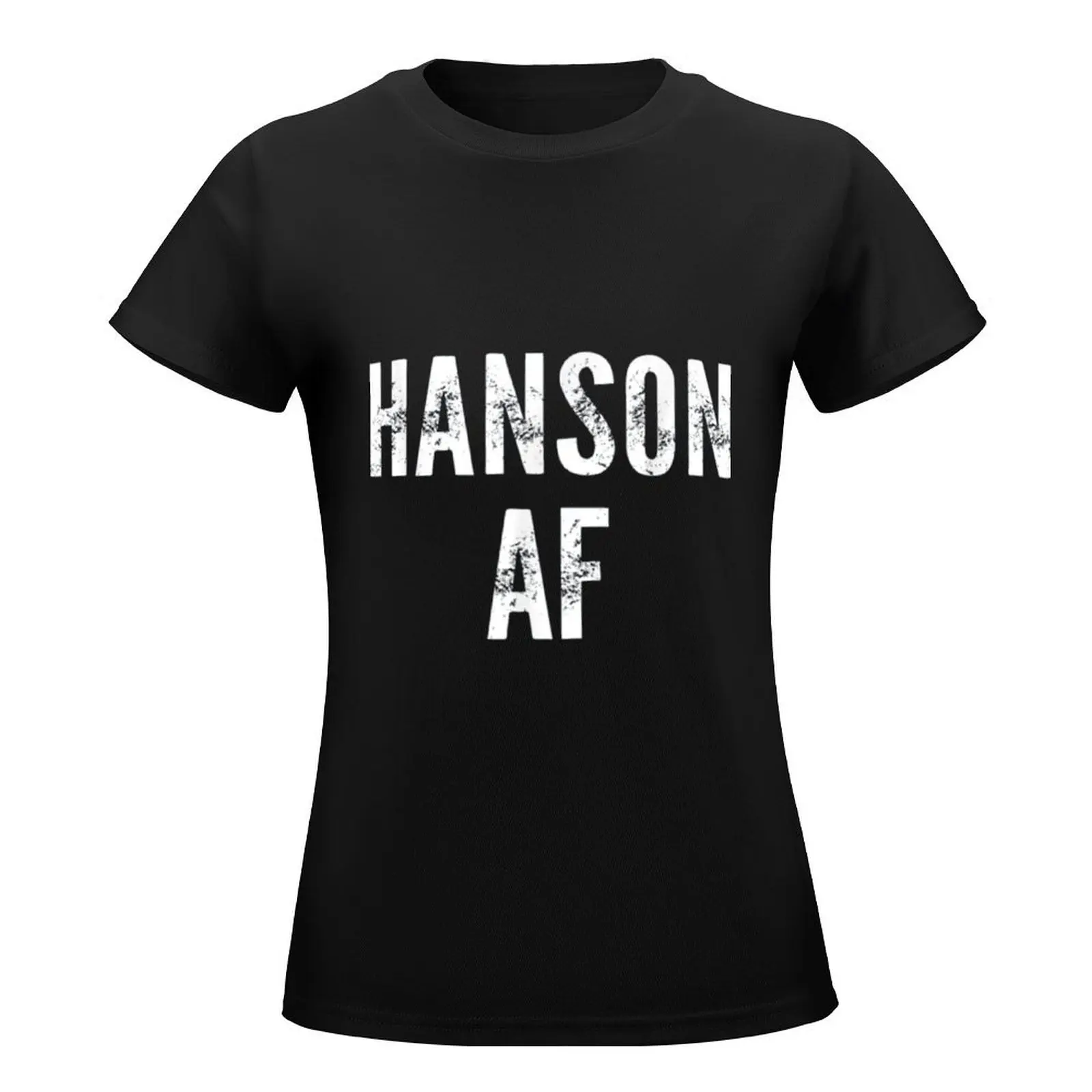 Chemise Hanson Af , Hanson T-Shirt tees summer top t-shirts for Women loose fit