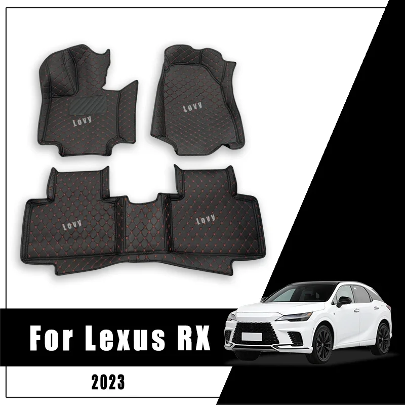 

Car Floor Mats Trunk Carpets For Lexus RX 2025 2024 2023 (5 Seater) Auto Interiors Vehicles Accessories Foot Pads Rugs Covers