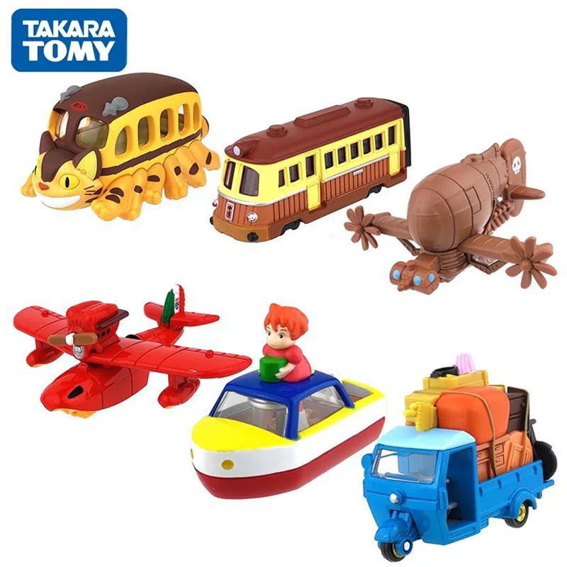 TAKARA TOMY Dream Tomica Ghibli Castle in The Sky Tigermos Унесенные призраками Unabara Electric Railway Porco Rosso Savoia S.21F Toys