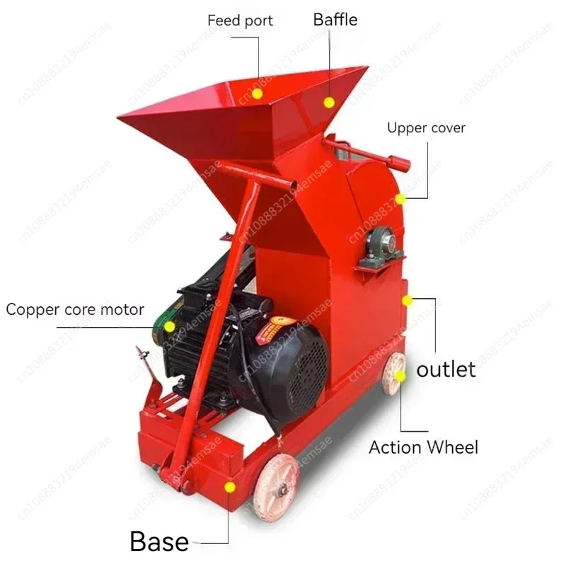 Small Sand Making Machine Mobile Hammer Crusher Building Garblow Noiseage Concrete Stone Tool Equipment Low Noise