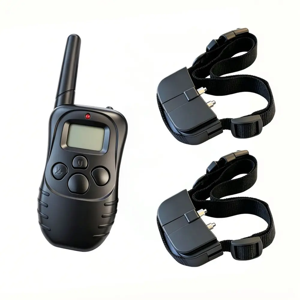Remote Control Dog Training Collar Pet Behavior Correction Tool Rechargeable Waterproof Electric Vibration Beep Device