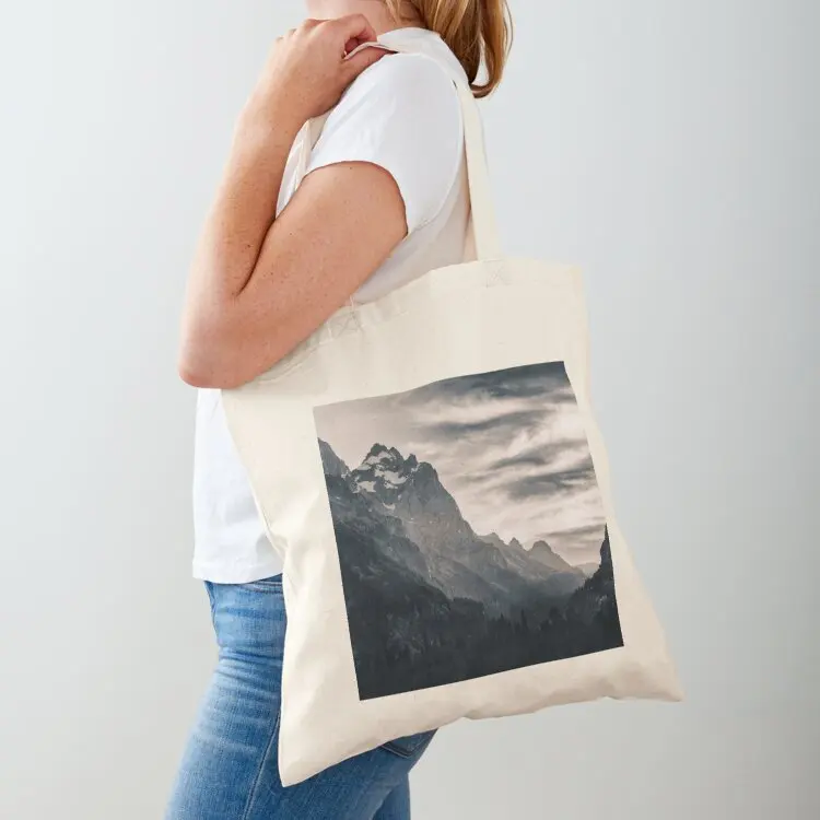 Cascade Canyon at Sunset Tote Bag university shopper bag tote bags aesthetic bag for beach
