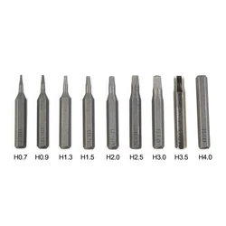 1Pc Hex Screwdriver Bit 4mm Hex Shank Screw Driver H0.7 H0.9 H1.3 H1.5 H 2 H 2.5 H3 H3.5 H4 Electric Screwdriver Bits Tools