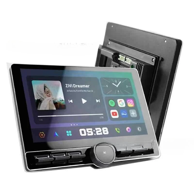 Universal single knob button Android large screen navigation GPS car DVD Bluetooth multimedia P80S screen