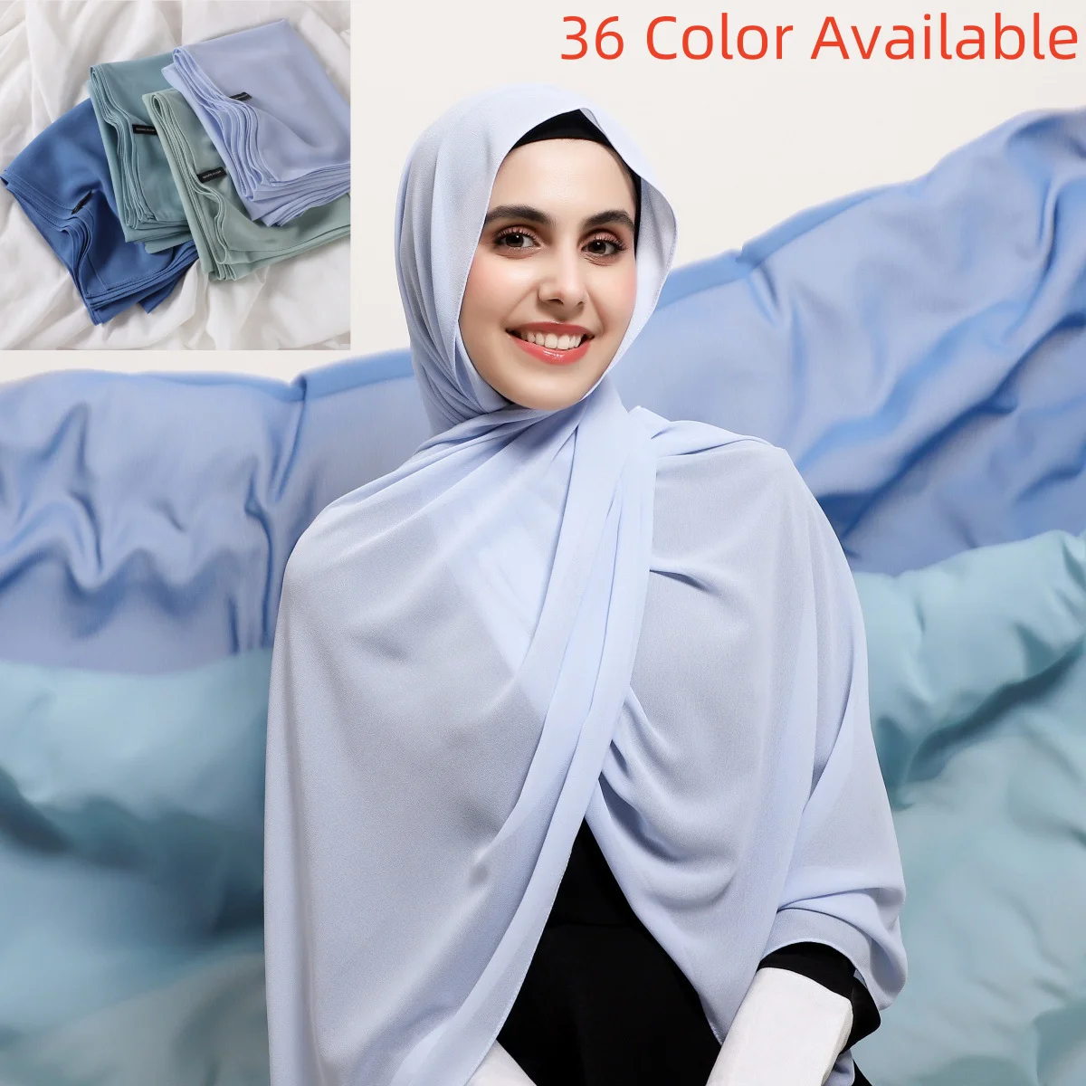 36 Color Solid Muslim Chiffon Hijab Shawls Scarf Women Head Wraps Women Hijabs Scarves Ladies Foulard Femme Muslim 70*180cm