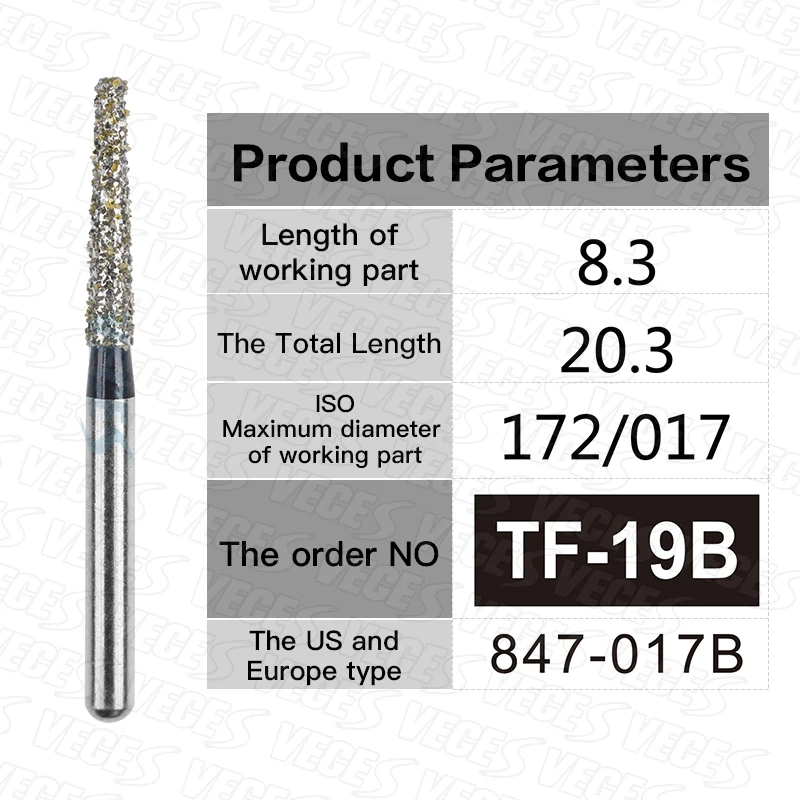 TR Typ Extra Grobe Dental Diamant Bohrer Standard Zahnmedizin Erdbeeren Bohrer Zahnarzt Werkzeuge FG High Speed Bur 1,6mm 10 stücke