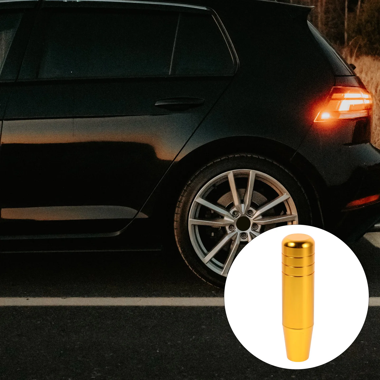

Universal Shift Knob Aluminum Alloy Shifter Head Extended Design Durable Easy Install for Car Enthusiasts
