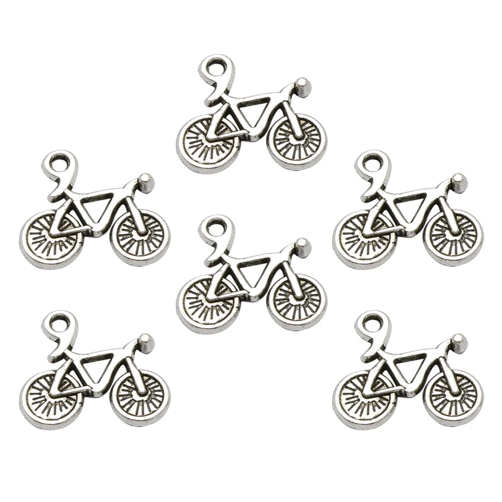 

50 Pcs Alloy Charm Diy Diy Pendant Jewelry Making Pendants Charms Jewelry Making Bracelet Necklace Earrings Ancient Silver