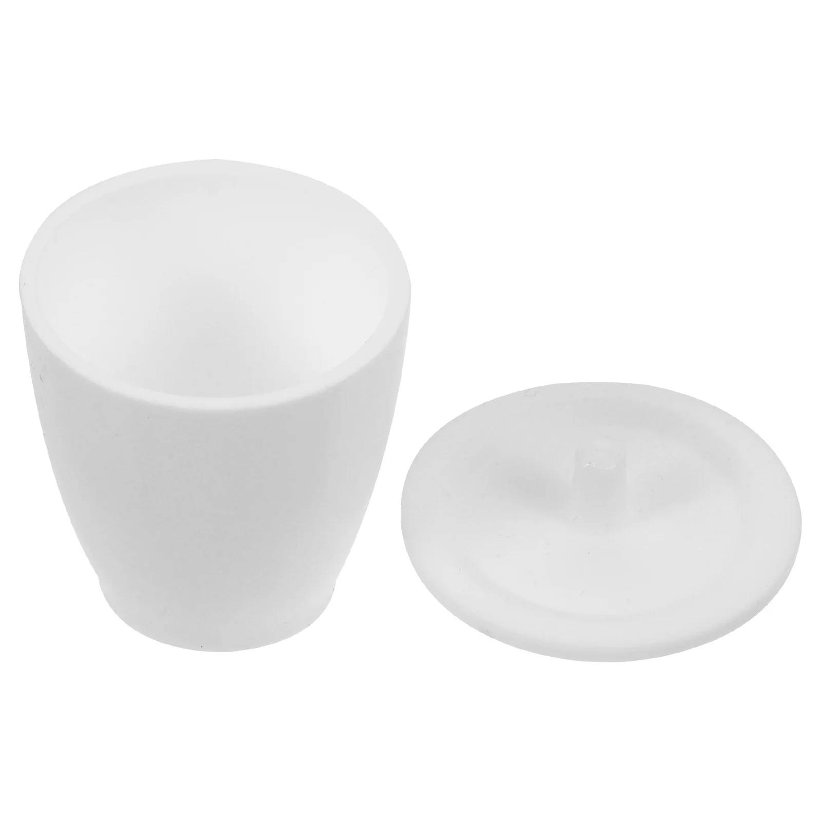 

50Ml Laboratory Crucible Sturdy Heat-Resistant Experiment Cup With Lid For Science Chemistry Research Lab Equipment Accessories