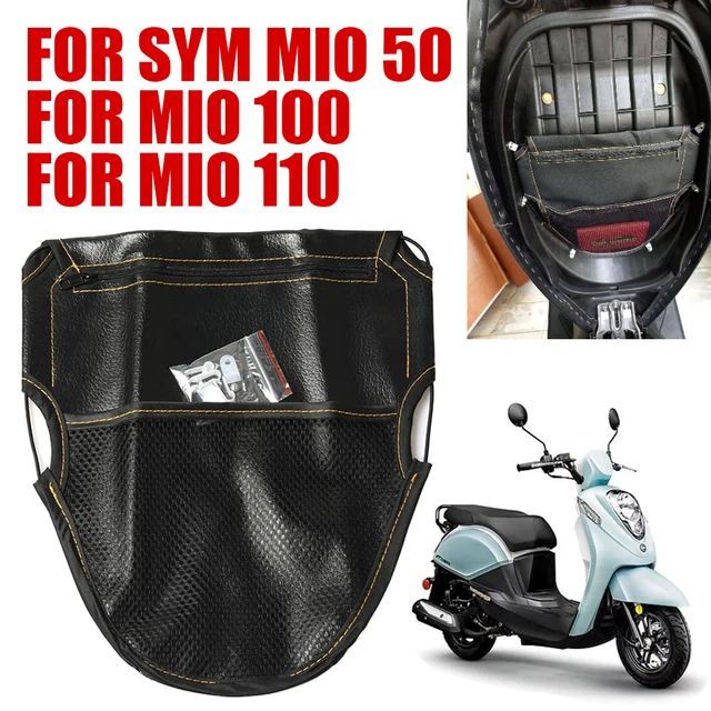 Do SYM MIO 50 100 110 MIO MIO50 MIO100 MIO110 Akcesoria motocyklowe Torba pod siedzenie Skórzana torba na narzędzia Torba na części