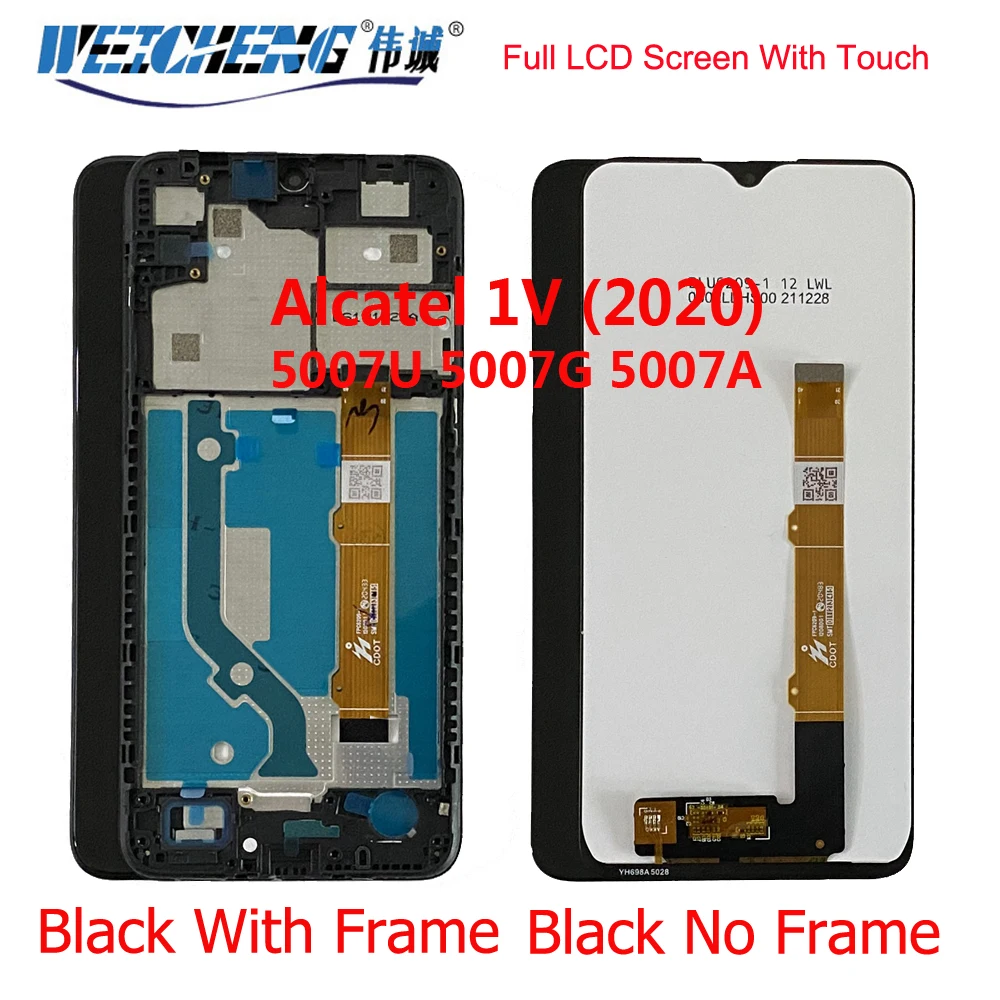 

Original Tested LCD Display For Alcatel 1V 2020 OT5007 5007U 5007G 5007ALCD Display Touch Screen Digitizer Assembly Replacement