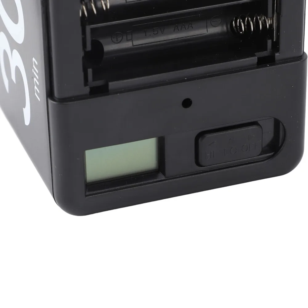 ABS Flip Timer Gravity Sensing Black Red Countdown Timer 15 20 30 60 Minute Preset Mini Size Cube Timer