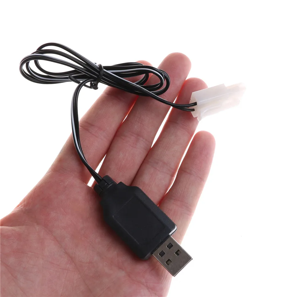 Black USB Charger Adapter Cable For Sky Viper Drone Helicopter Universal Charger For RC Car DC 6V 7.2V 8.4V 9.6V