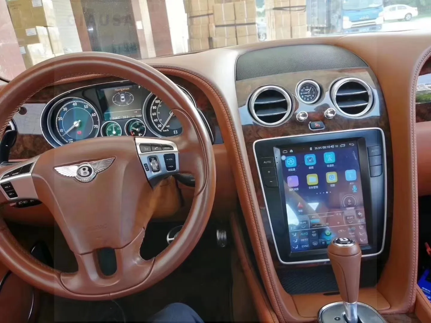 

Автомобильный радиоприемник GPS Android 14 для Bentley Speeding Supersport 2012–2021 GPS-навигация Аудио Стерео головное устройство