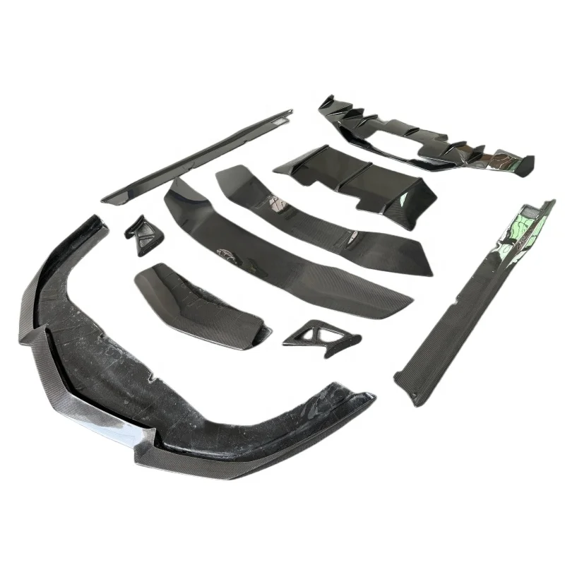 

DMC Style Carbon Fiber Front Lip Rear Diffuser Side Skirt Rear Spoiler Body Kit for Lamborghini Aventador LP700 LP720