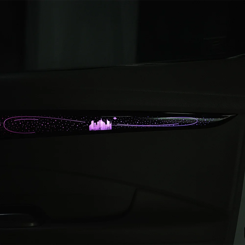 Upgrade LED Car Inner Ambient Light  For Honda City Classic 2008-2014 Dynamic Magic Color Ambient Lamp OEM Size  Rainbow Kit