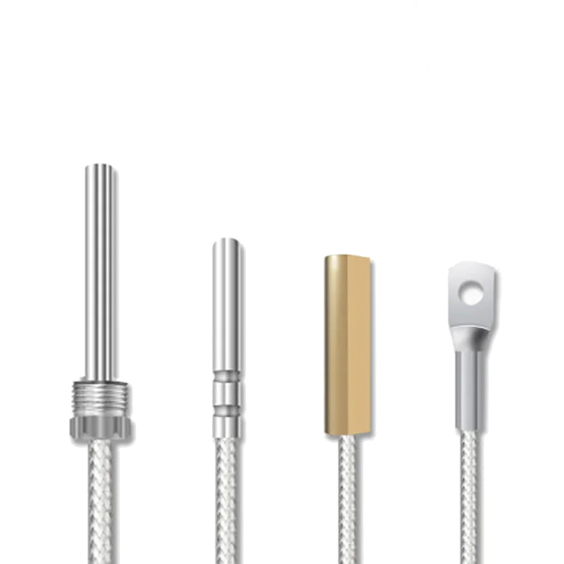 Sonda sensore di temperatura PT100-50 ~ 200 gradi trasmettitore di temperatura termocoppia tipo K 304 sonda in acciaio inossidabile cavo 0-5m