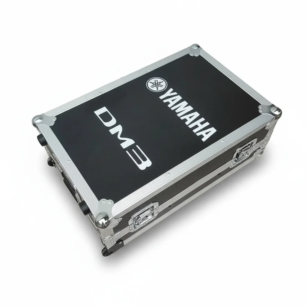 

ATA Flight Case, 12mm Fireproof Laminated Plywood, Heavy Duty Road Case, Foam Lined, fit for DM3 Mixer, Aluminum Equipment Case
