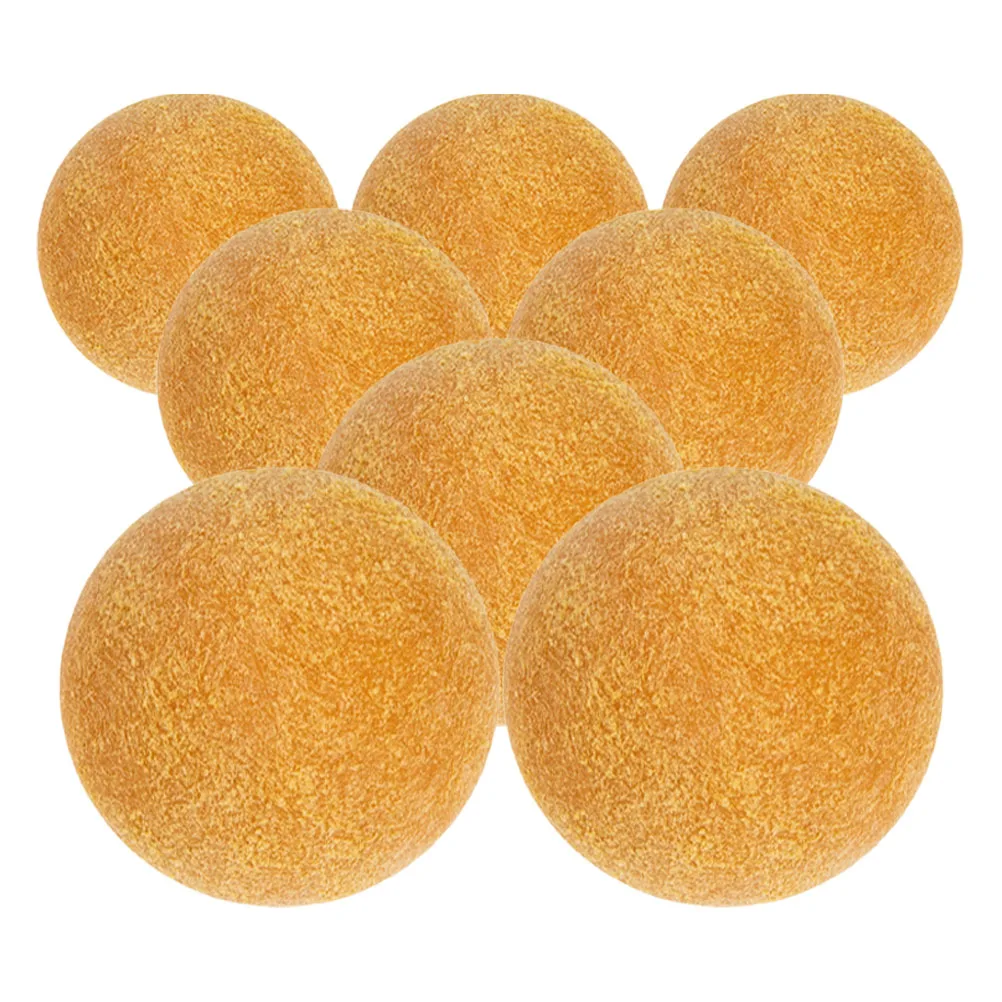 

8 Pcs Soccer Foosball Table Balls Balls 36mm Yellow Fuzzy Foosball Kids Toy Desktop Game Accessories Replacement