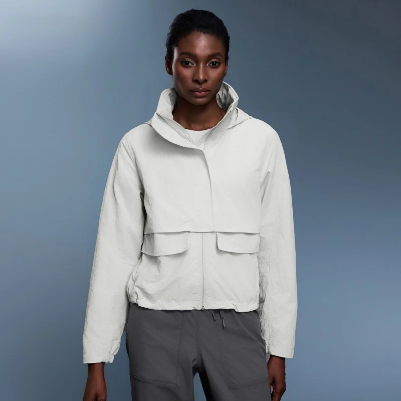

MAQVOB High Quality EU US Size Outdoor Waterproof Wear-Resistant Sports Windbreaker Women Hooded Loose Casual Coat Jacket