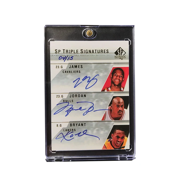 2003 SP DIY Authentic Triple Signatures and Printed Original