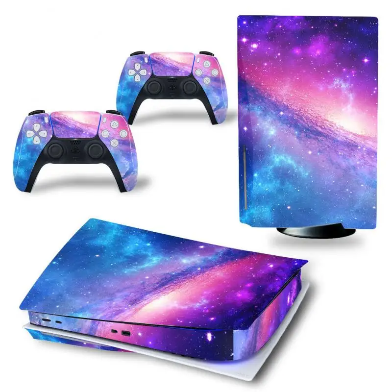 Für ps5 Konsole und 2 Controller ps5 Skin Sticker Aufkleber Abdeckung Vinyl Schutz folie ps5 Disk/Digital Edition Skin Sticker