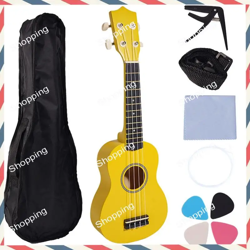 

A44M 21-Inch Mini Ukulele, Entry-Level For Beginners, Four-String Small Guitar, Children's Musical Instrument