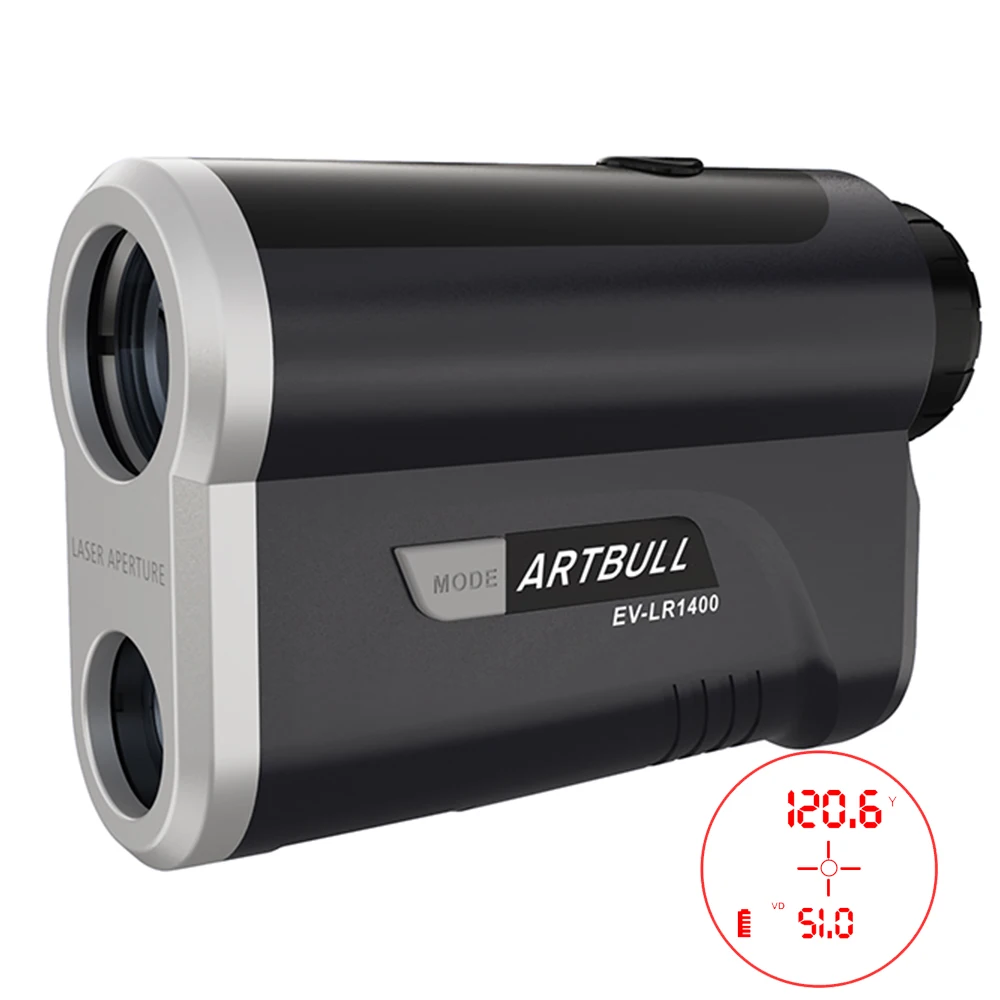 

OLED Screen Red Display 7x Amplification 1400Yard Distance Meter Outdoor Laser Rangefinder Hunting