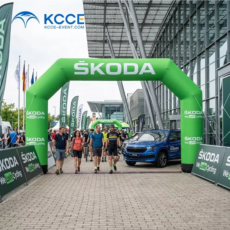 Festival Entry Airtight Advertising Personalized Starting Gate Trade Show Triangular Archway PVC Inflatable Arch for Race