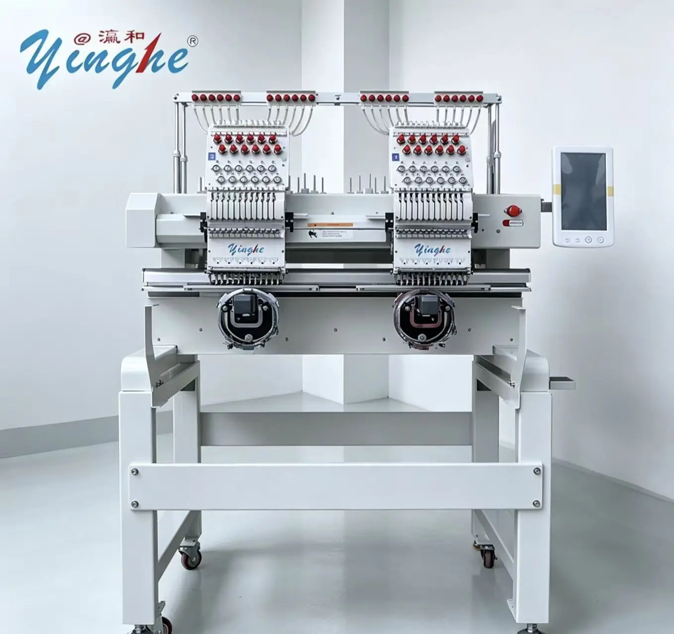 Output Focused 1202 Embroidery Machine 2 Heads 12 Needles, Boosts Production Capacity For Promotional Textile Merchandise