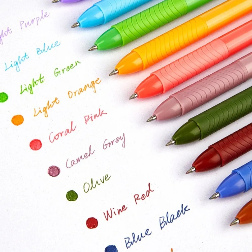

10pcs Fine Tip Colored Gel Pen Marker pen 0.5mm Art Drawing Pen Quick Dry Stationery Student Writing Pen Office School Supplies