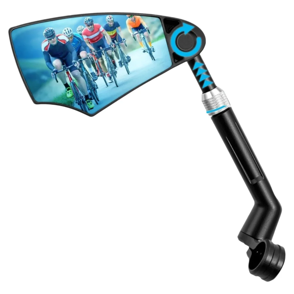AliExpress NONE Anti-Glare Handlebar Bike Mirror - Bike Rear View Mirror With Retractable & 360 ° Adjustable Lens, Foldable Bicycle Mirror For 2
