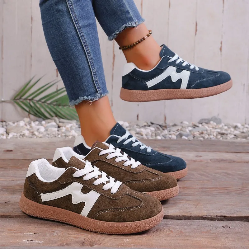 Leve tênis confortável para mulher moda listrado rendas até sapatos esportivos mulher casual respirável tênis plus size 43